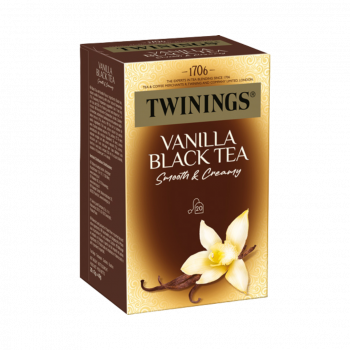 Twinings Vanilla, Schwarztee, Teebeutel im Kuvert, 40g